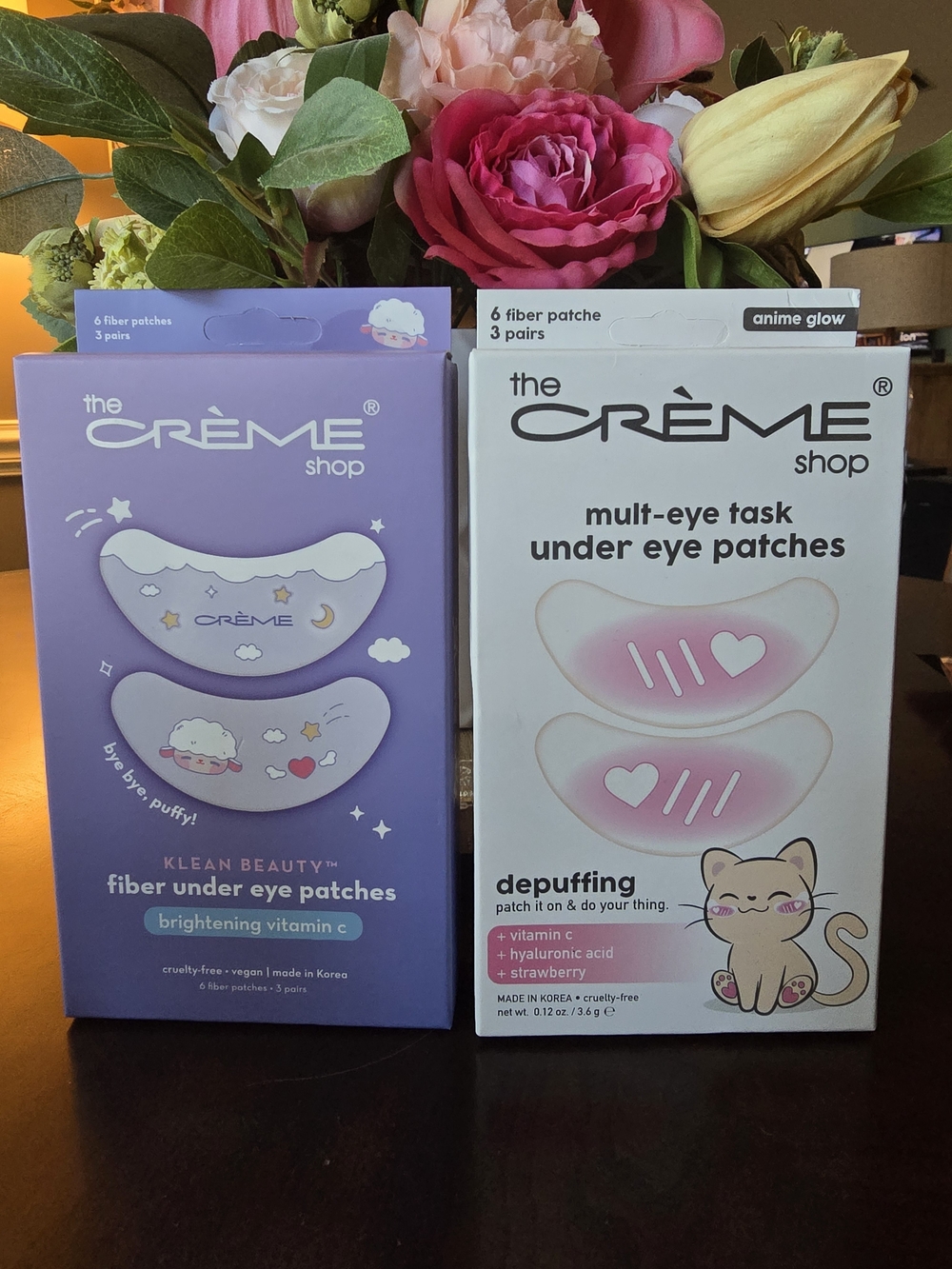 The Creme Shop Mult-Eye Task Under Eye Patches - Depuffing & Brightening 2 Boxes
